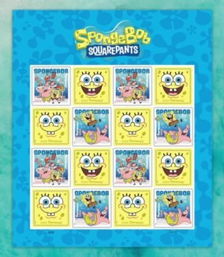 SpongeBob Squarepants Stamps 2025